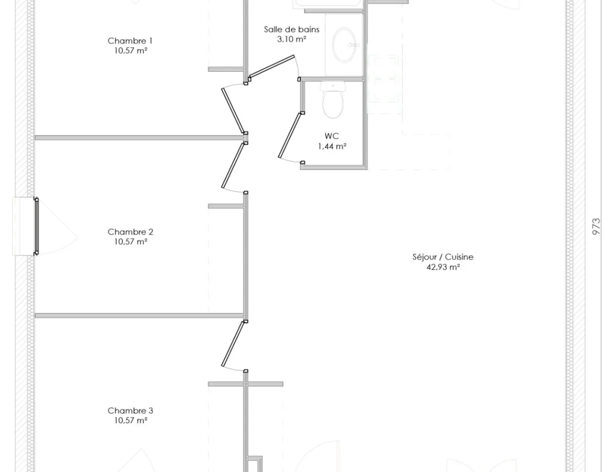 Plan HOME 1.80 — 80 m²