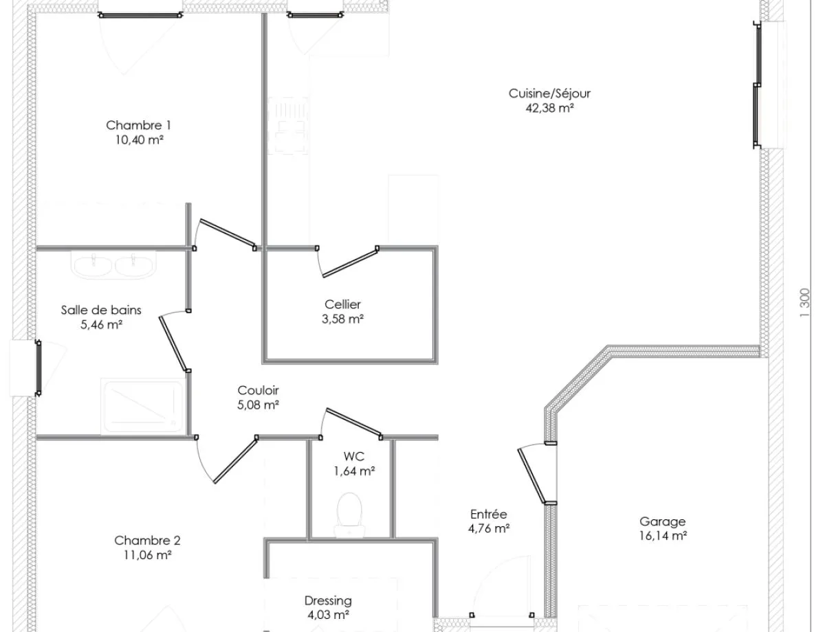 Plan ADELE — 88 m²