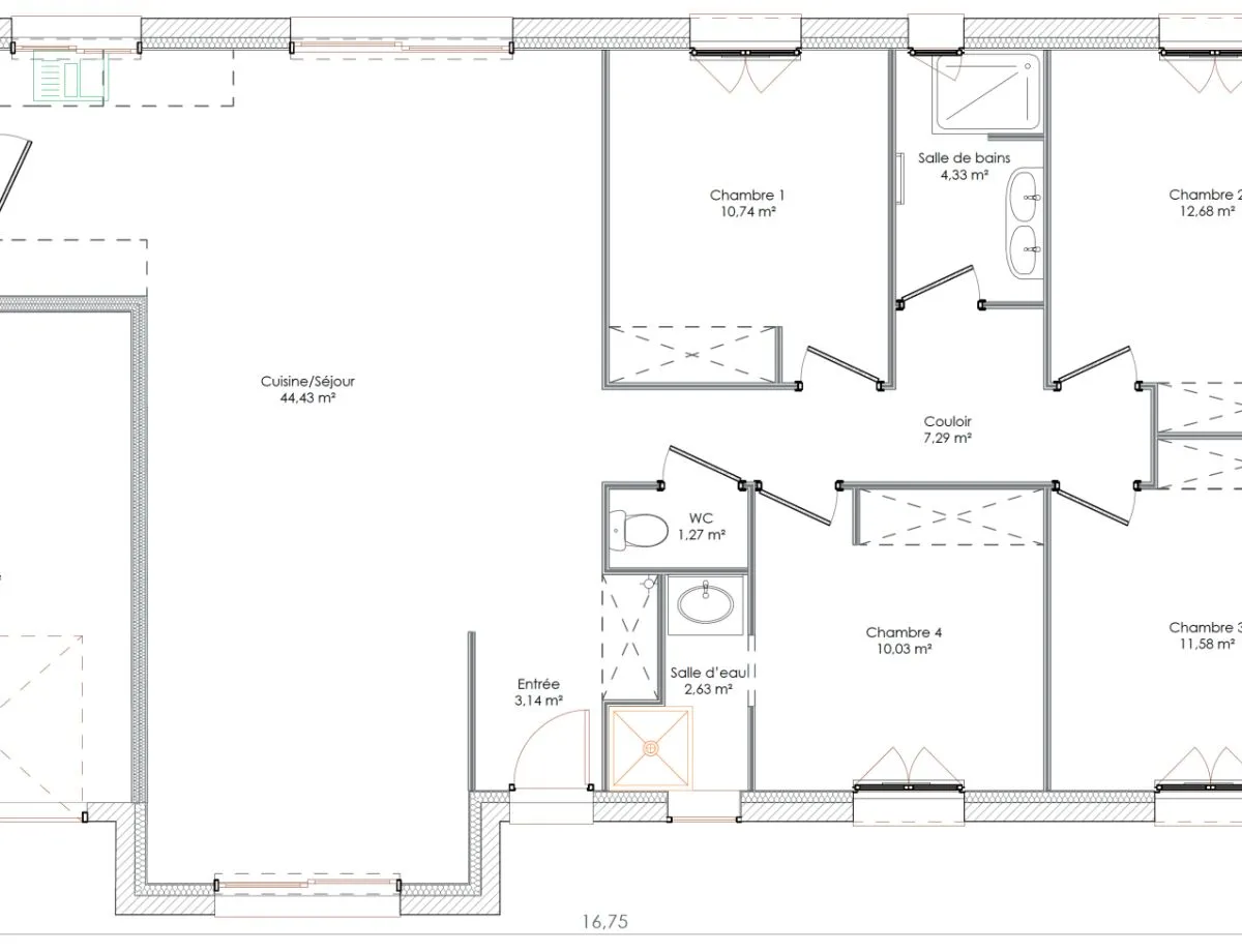 Plan MORGANE — 111 m²