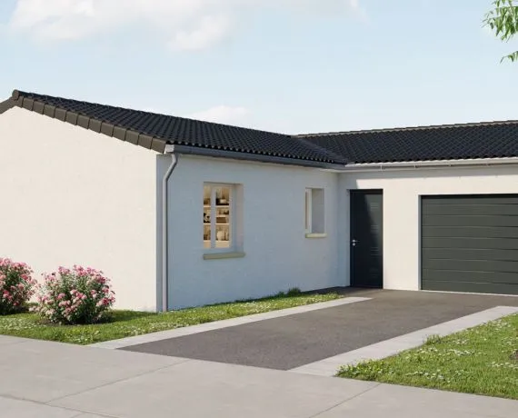 Projet de construction d'une maison 90 m² avec terrain à CHATEAUBERNARD (16)