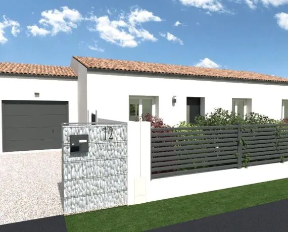 Projet de construction d'une maison 90 m² avec terrain à ARVERT (17)