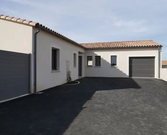 Projet de construction d'une maison 90 m² avec terrain à BIGNAY (17)