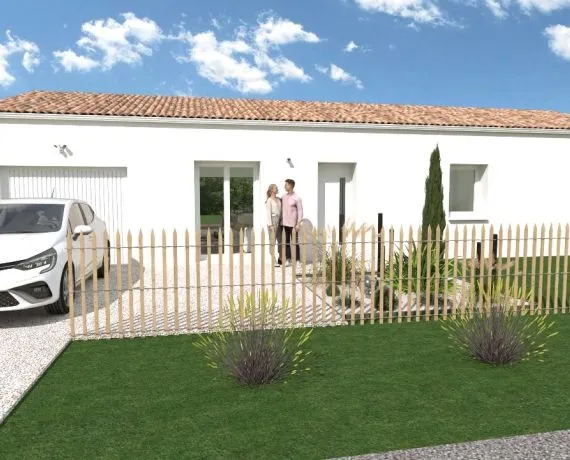Projet de construction d'une maison 85 m² avec terrain à PUYRAVAULT (85)