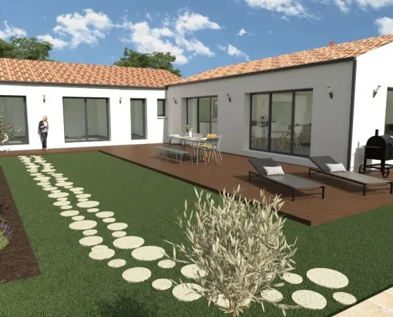 Projet de construction d'une maison 159 m² avec terrain à PERIGNY (17)