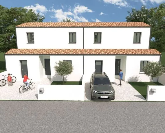 Projet de construction d'une maison 93 m² avec terrain à SAINT-GEORGES-DES-COTEAUX (17)
