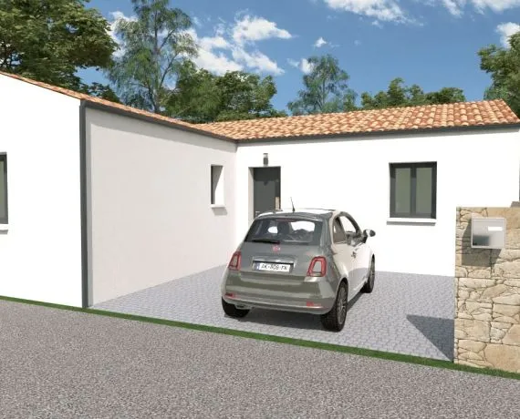 Projet de construction d'une maison 85 m² avec terrain à SAINT-ROGATIEN (17)