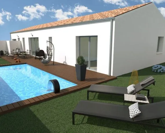 Projet de construction d'une maison 100 m² avec terrain à SAINT-ROGATIEN (17)