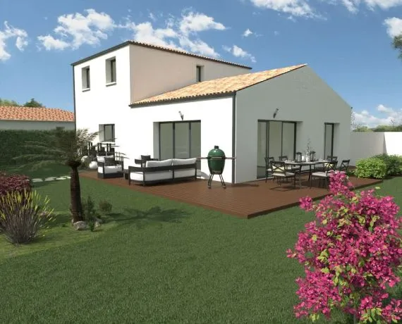 Projet de construction d'une maison 118 m² avec terrain à MONTROY (17)