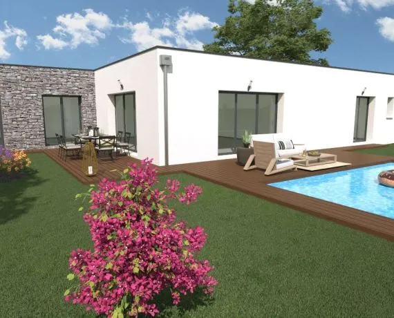 Projet de construction d'une maison 118 m² avec terrain à LAGORD (17)