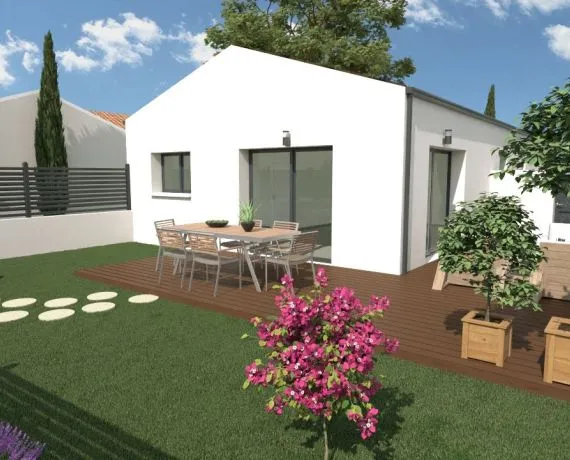 Projet de construction d'une maison 88 m² avec terrain à BOURGNEUF (17)