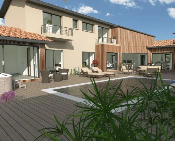 Projet de construction d'une maison 240 m² avec terrain à SAINT-GEORGES-DES-COTEAUX (17)