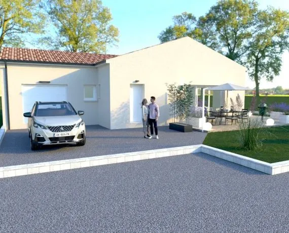 Terrain à bâtir de 579 m² à ROULLET-SAINT-ESTEPHE (16)