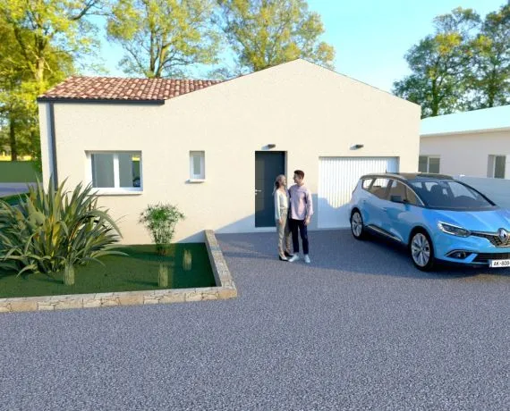 Terrain à bâtir de 428 m² à LA CHAPELLE-DES-POTS (17)