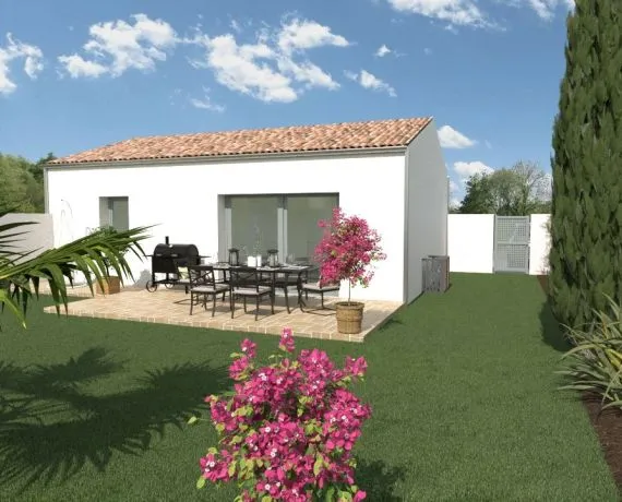 Projet de construction d'une maison 60 m² avec terrain à LA CHAPELLE-DES-POTS (17)