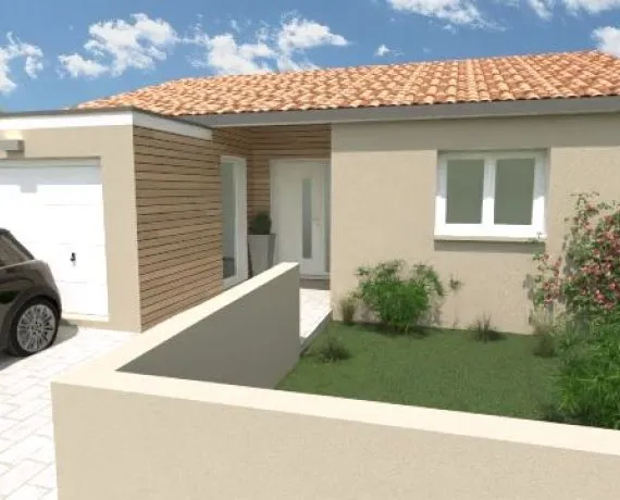 Projet de construction d'une maison 85 m² avec terrain à SERIGNY (86)