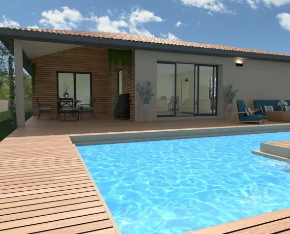 Projet de construction d'une maison 110 m² avec terrain à LA JARRIE (17)