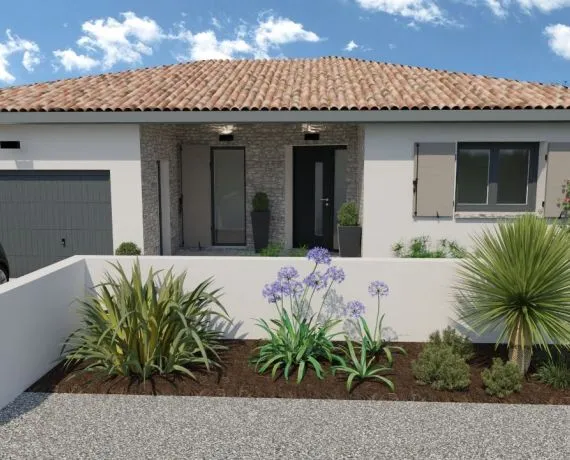 Projet de construction d'une maison 90 m² avec terrain à SERIGNY (86)