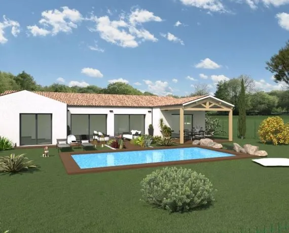 Projet de construction d'une maison 130 m² avec terrain à MESCHERS-SUR-GIRONDE (17)