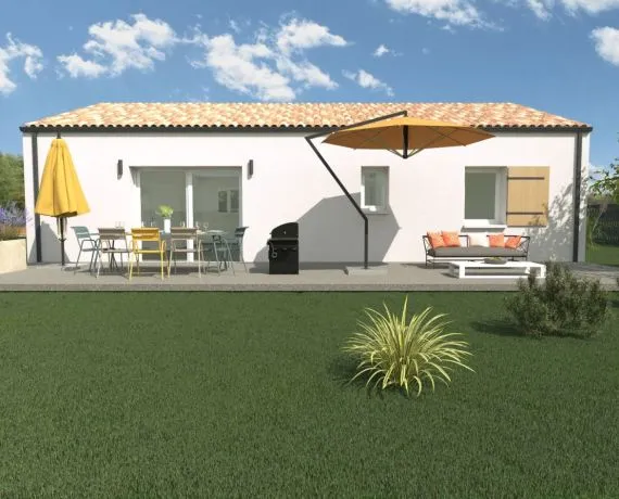 Projet de construction d'une maison 81 m² avec terrain à VILLOGNON (16)