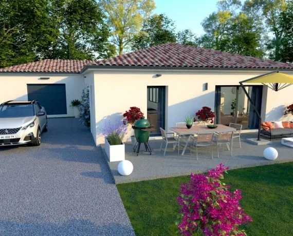 Projet de construction d'une maison 128 m² avec terrain à SOYAUX (16)