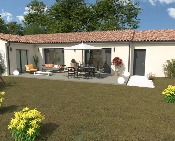 Projet de construction d'une maison 108 m² avec terrain à LA COURONNE (16)