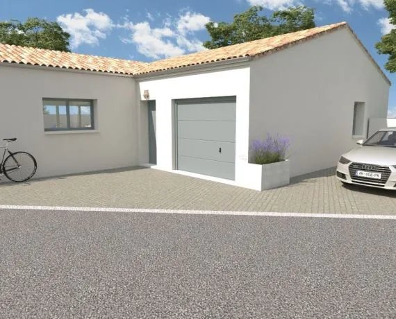 Projet de construction d'une maison 90 m² avec terrain à ANDILLY (17)