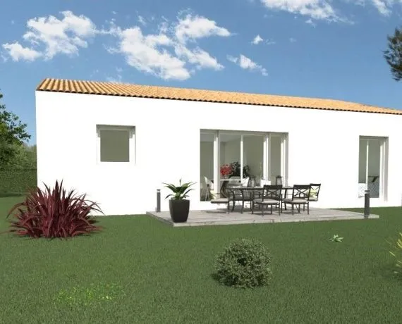 Projet de construction d'une maison 90 m² avec Garage sur terrain proche toutes commodités