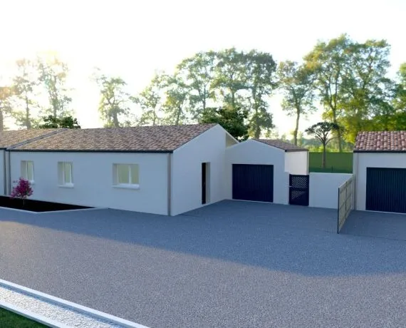 Projet de construction d'une maison 85 m² avec terrain à ETAULES (17)