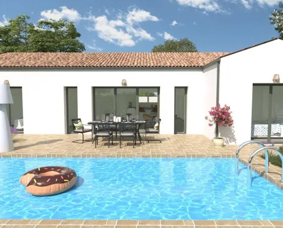 Projet de construction d'une maison 110 m² avec terrain à AUTHON-EBEON (17)