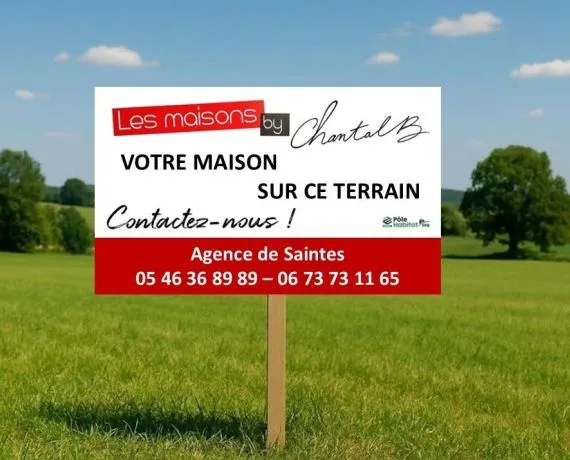 Terrain à bâtir de 489 m² à CHANIERS (17)