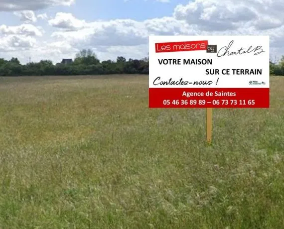 Terrain à bâtir de 816 m² à MEURSAC (17)