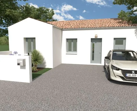 Projet de construction d'une maison 85 m² avec terrain à LA JARRIE (17)