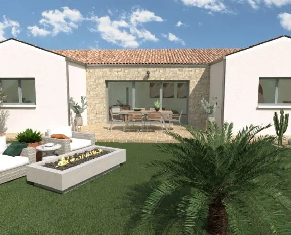 Projet de construction d'une maison 90 m² avec terrain à LA JARRIE (17)