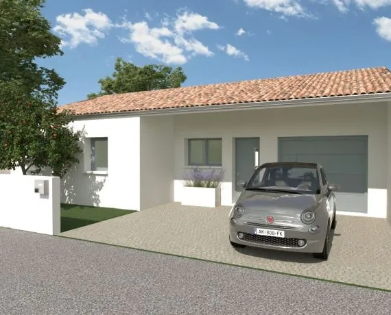Projet de construction d'une maison 88 m² avec terrain à AIGREFEUILLE-D'AUNIS (17)