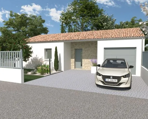 Projet de construction d'une maison 90 m² avec terrain à BRIZAMBOURG (17)