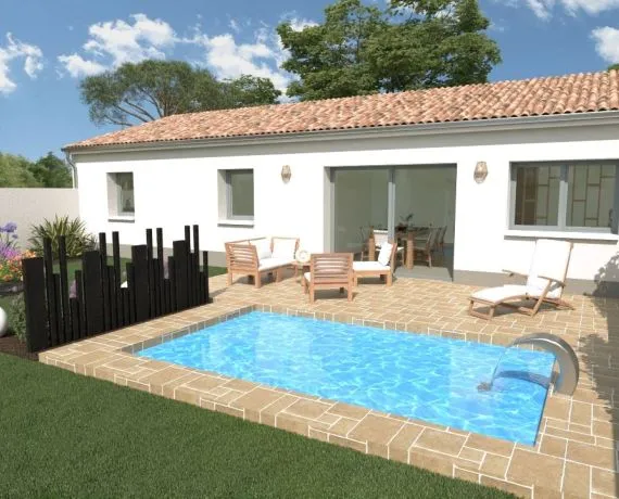 Projet de construction d'une maison 86 m² avec terrain à MONTROY (17)
