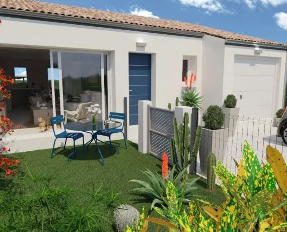 Projet de construction d'une maison 65 m² avec terrain à SURGERES (17)