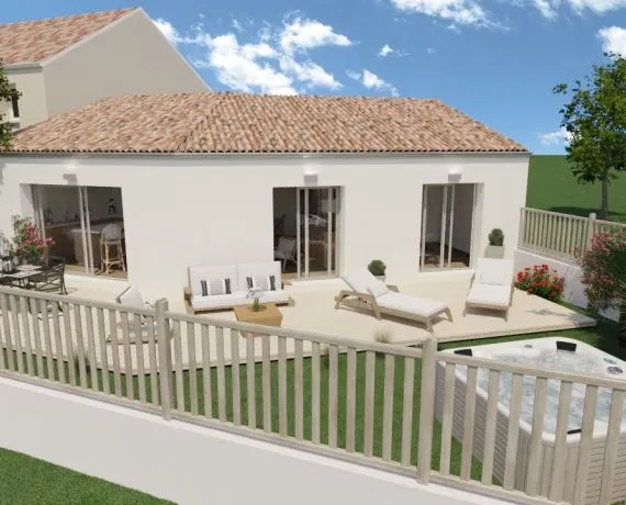 Projet de construction d'une maison 70 m² avec terrain à LA JARNE (17)