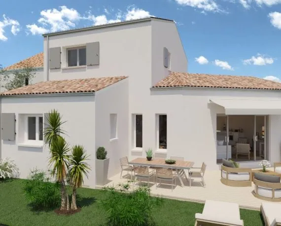 Projet de construction d'une maison 100 m² avec terrain à SAINT-GEORGES-DES-COTEAUX (17)