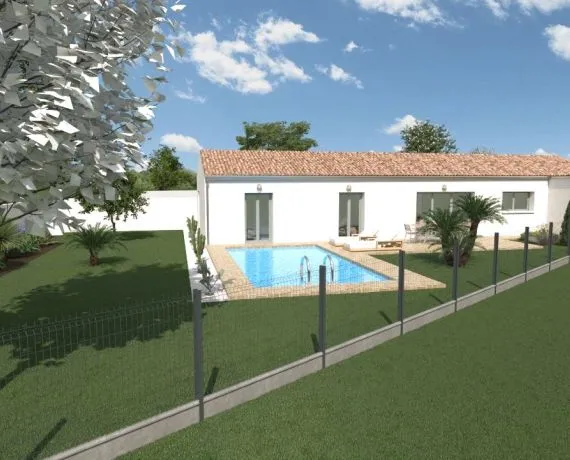 Projet de construction d'une maison 103 m² avec terrain à ARDILLIERES (17)