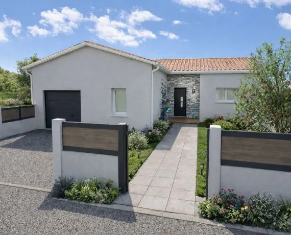 Projet de construction d'une maison 94 m² avec terrain à MEDIS (17)