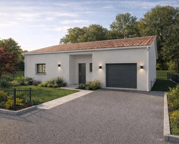 Projet de construction d'une maison 90 m² avec terrain à PISANY (17)