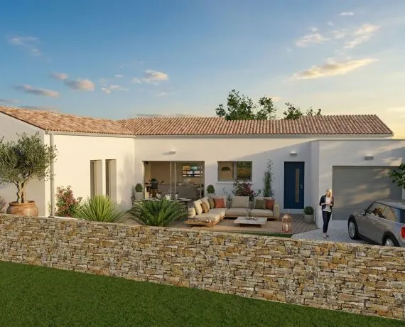 Projet de construction d'une maison 94 m² avec terrain à LA ROCHELLE (17)