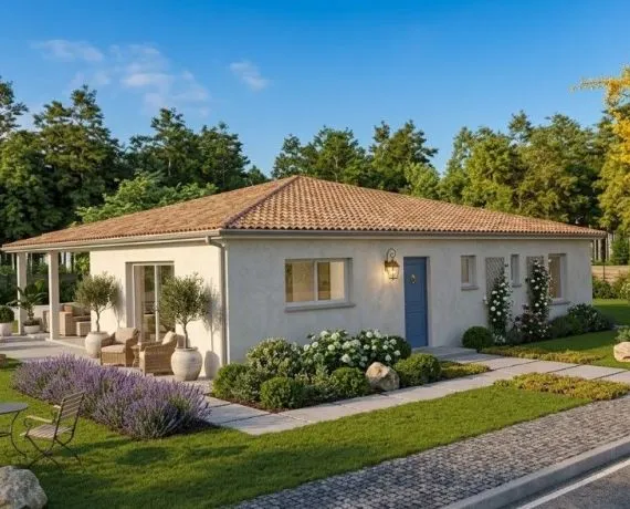 Projet de construction d'une maison 100 m² avec terrain à SAINT-PORCHAIRE (17)