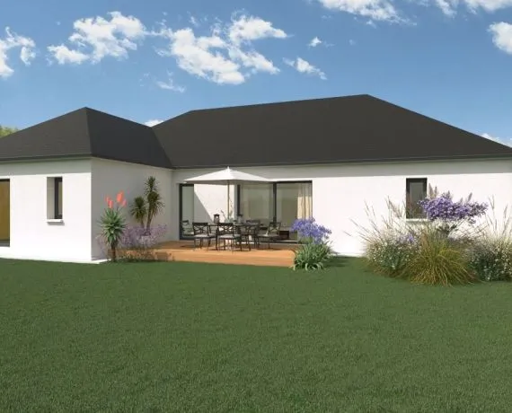Projet de construction d'une maison 125 m² avec terrain à SADROC (19)
