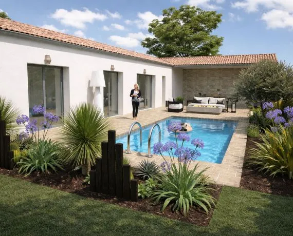 Projet de construction d'une maison 112 m² avec terrain à NIEUL-SUR-MER (17)