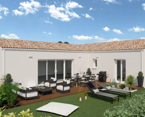 Projet de construction d'une maison 94 m² avec terrain à SAINT-GEORGES-DE-DIDONNE (17)
