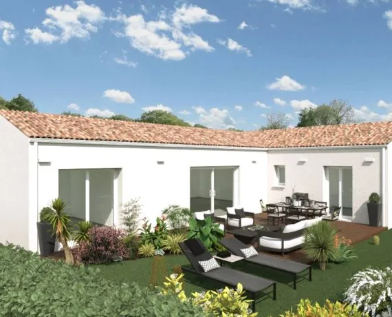 Projet de construction d'une maison 106 m² avec terrain à SAINT-GEORGES-DE-DIDONNE (17)