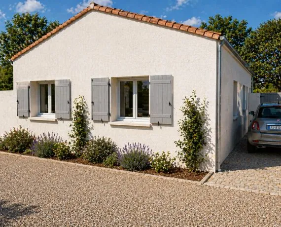 Projet de construction d'une maison 90 m² avec terrain à MEURSAC (17)