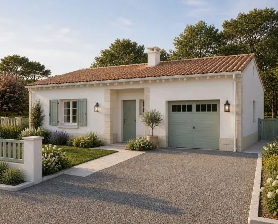 Projet de construction d'une maison 102 m² avec terrain à NIEUL-LES-SAINTES (17)